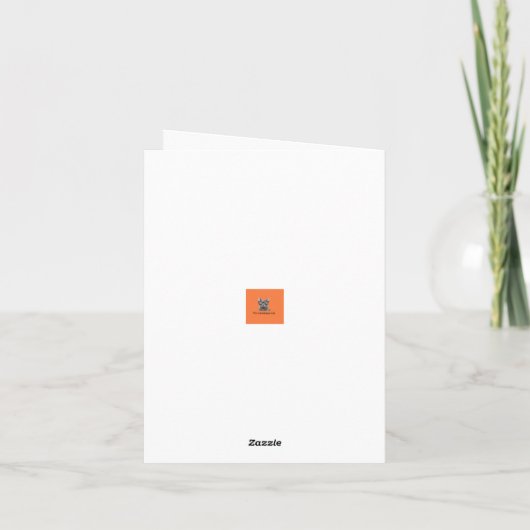 Masculine Birthday Kaart van de kat (Achterkant)