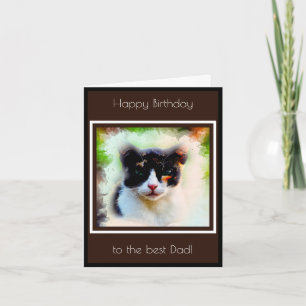 Masculine Birthday Kaart van de kat