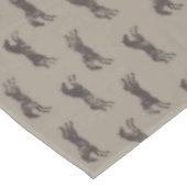 Masculine Black en Tan Classic Equestrian Horses Tafelkleed (Gekanteld)