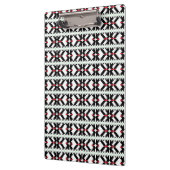 Masculine Black en white Latvian tribal folk art Klembord (Links)