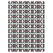 Masculine Black en white Latvian tribal folk art Klembord (Achterkant)