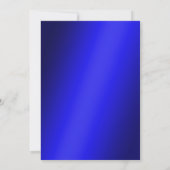 Masculine Blue en Glitter Lijst 50th Birthday Kaart (Achterkant)