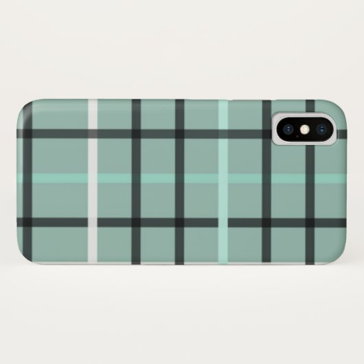 Masculine Blue en grijze speldeniPhone / iPad case (Achterkant (horizontaal))