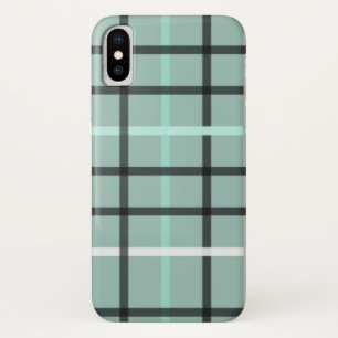 Masculine Blue en grijze speldeniPhone / iPad case