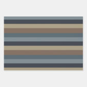 Masculine Brown Blue Taupe Inpakpapier Vel (Voorkant 2)