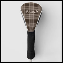 Masculine Brown en Beige Pset Golf Head Hoesje