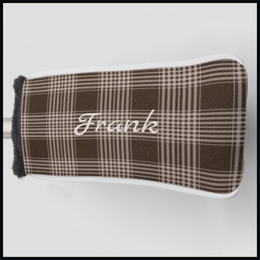Masculine Brown en Beige Pset Golfheadcover