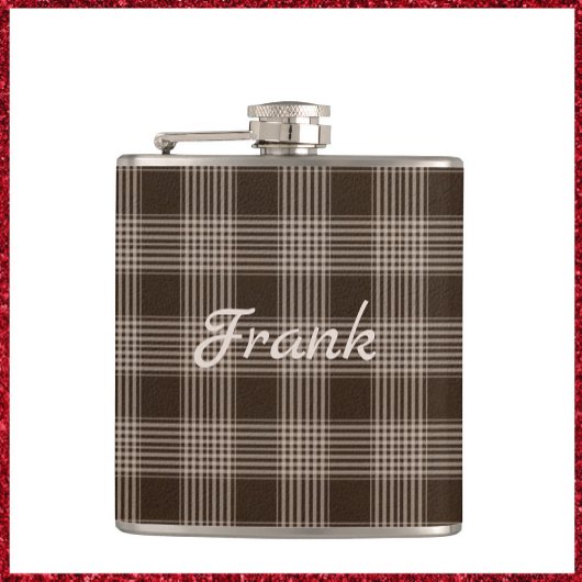 Masculine Brown en Beige Pset Heupfles