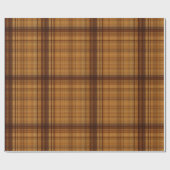 Masculine Browns spelpatroon Cadeaupapier (Vlak)