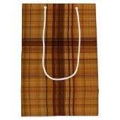 Masculine Browns spelpatroon Medium Cadeauzakje (Achterkant)