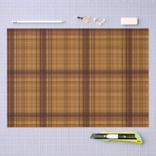 Masculine Browns spelpatroon Tissuepapier (Craft)