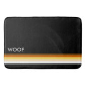 Masculine en stijlvolle Beren Pride Flag WOOF Badmat (Voorkant)