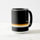 Masculine en stijlvolle Beren Pride Flag WOOF Mok (Voorkant rechts)