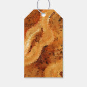 Masculine Faux Burled Walnut  Cadeaulabel (Voorkant)