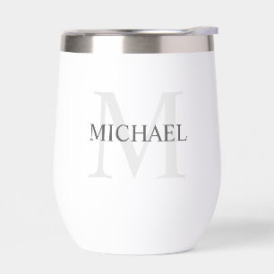 Masculine - Gepersonaliseerd monogram en naam