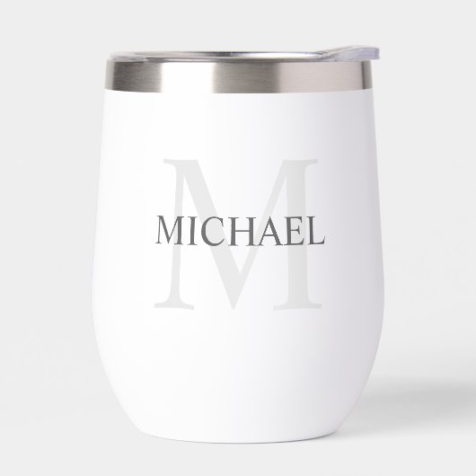 Masculine - Gepersonaliseerd monogram en naam (Links)