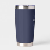 Masculine - Gepersonaliseerd monogram en naam Geïsoleerde Drinkbeker (Voorkant)