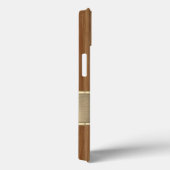 Masculine Metaal Hood Monogram Initiaal Hoesje- Case-Mate iPhone Case (Achterkant / Rechts)