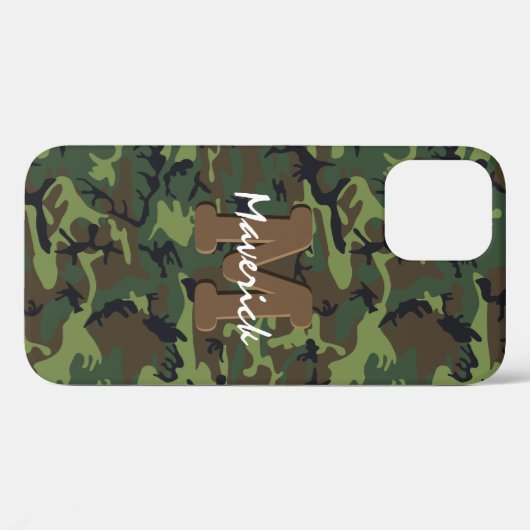 Masculine Militaire Leger Camouflage Case-Mate iPhone Case (Achterkant (horizontaal))