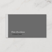 Masculine Minimal    Professional Visitekaartje (Voorkant)