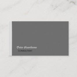 Masculine Minimal    Professional Visitekaartje