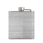 Masculine Monogrammaticale gestripte granietkolf Heupfles (Achterkant)