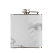 Masculine Monogrammed Marble Flask Heupfles (Achterkant)