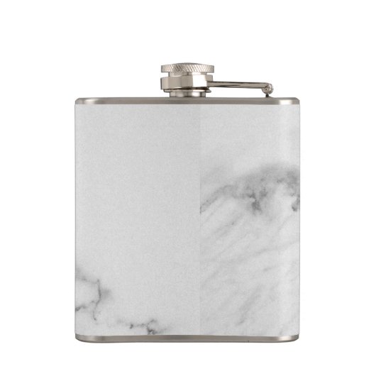 Masculine Monogrammed Marble Flask Heupfles (Achterkant)