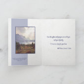 Masculine Mountain Lake gepersonaliseerde sympathi Kaart (Binnen)