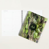 Masculine Named Abstract Black Green Gold Planner (Display)