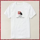 Masculine Red en Black Knight in Shining Armor T-shirt