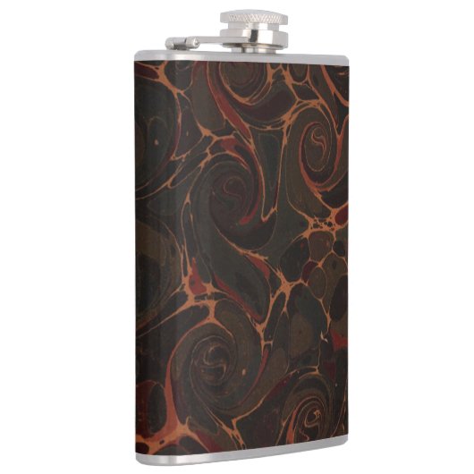 Masculine Retro Swirly Art Heupfles (Rechts)