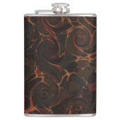 Masculine Retro Swirly Art Heupfles (Voorkant)