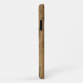 Masculine Rustic Wood - Gepersonaliseerd met naam Case-Mate iPhone Case (Achterkant/rechts)