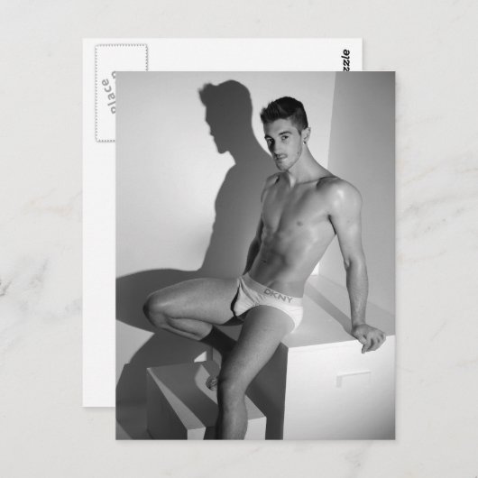 Masculine Sensualiteit #1 Briefkaart (Voorkant / Achterkant)