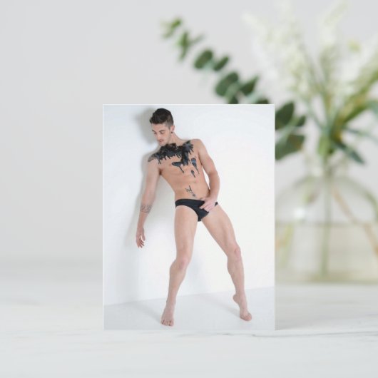 Masculine Sensualiteit #3 Briefkaart (Staand voorkant)