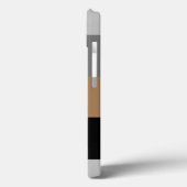 Masculine Stripe Monogrammed Hoesje-Mate iPhone Ca Case-Mate iPhone Case (Achterkant / Links)