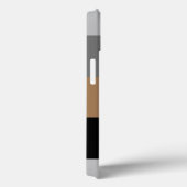 Masculine Stripe Monogrammed Hoesje-Mate iPhone Ca Case-Mate iPhone Case (Achterkant / Rechts)