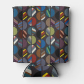 Masculine Striped Oval Halves Blikjeskoeler (Voorkant)