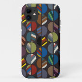 Masculine Striped Oval Halves Case-Mate iPhone Case (Achterkant)