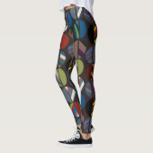 Masculine Striped Oval Halves Leggings (Links)
