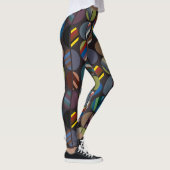 Masculine Striped Oval Halves Leggings (Rechts)
