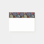 Masculine Striped Oval Halves Post-it® Notes (Voorkant)