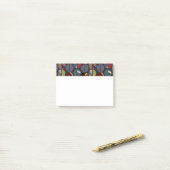 Masculine Striped Oval Halves Post-it® Notes (Op bureau)