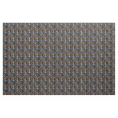 Masculine Striped Oval Halves Stof (Fat Quarter)