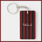 Masculine Striped Sleutelhanger