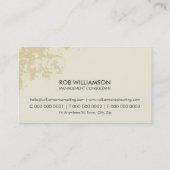 MASCULINE VISITEKAARTJE:: eenvoudige moderne grung Visitekaartje (Achterkant)