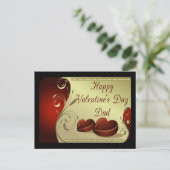 Masculine voor het Briefkaart van de Valentijn van (Staand voorkant)