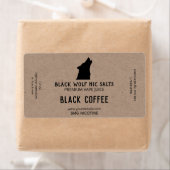 Masculine Wolf Nicotine Vape E Juice Labels (Insitu)