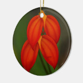 Masdevallia ignea Orchid Keramisch Ornament (Links)
